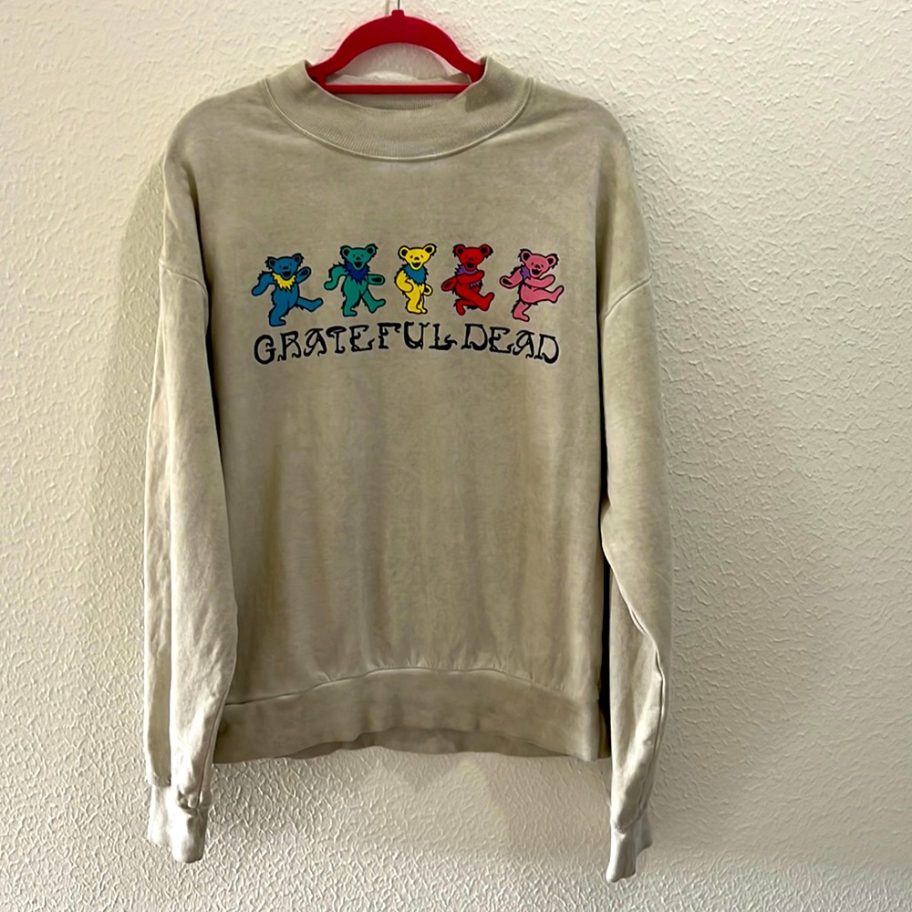 Grateful Dead pullover sweater dancing bear size small